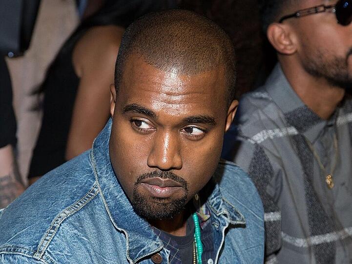 Zeigte sich mal wieder von seiner "wilderen" Seite: Kanye West