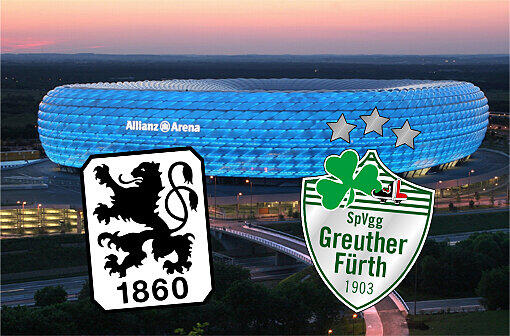 Die Löwen haben beim Montagabendspiel die SVgg Greuther Fürth in der Allianz Arena zu Gast.