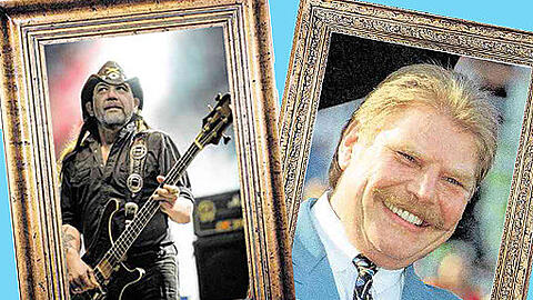 Die AZ-Fotomontage mit Gerhard Mayrhofer als Rock-Musiker Lemmy Kilmister will der 1860-Präsident jetzt neben das Bild von Karl-Heinz Wildmoser hängen.