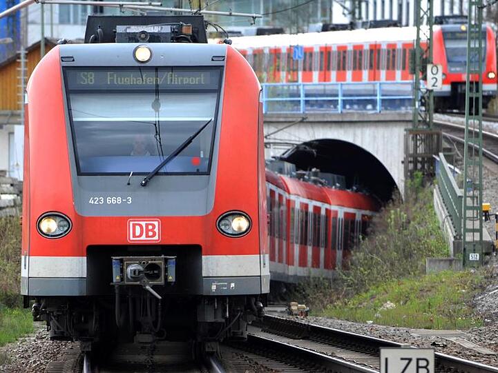 Eine S-Bahn fährt aus einem Tunnel. Foto: Frank Leonhardt/dpa