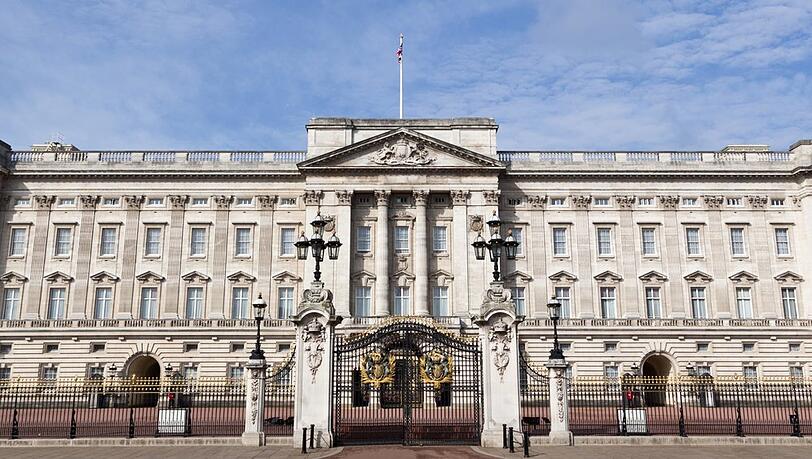 Im Buckingham-Palast finden seit 2017 Renovierungsarbeiten statt.