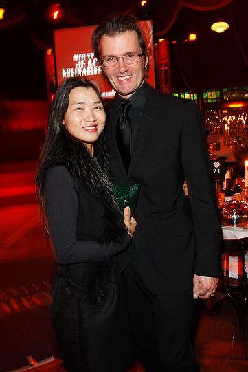 Udo Jürgens ältester Sohn, "DJ John Munich" Jürgens, mit seiner Frau Hayah.