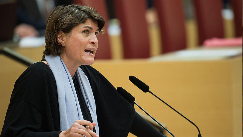 Die fraktionslose Abgeordnete Claudia Stamm. Die fraktionslose Abgeordnete Claudia Stamm.