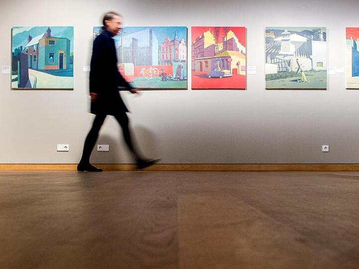 "Bernd Pfarr - Die wilde Schönheit der Auslegeware" in Hannover.