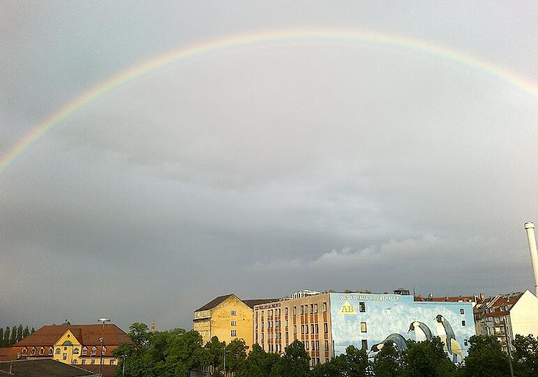 Der Großmarkt unterm Regenbogen