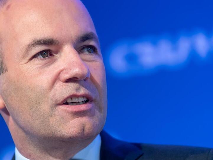 Manfred Weber (CSU), Spitzenkandidat der CSU. Foto: Peter Kneffel
