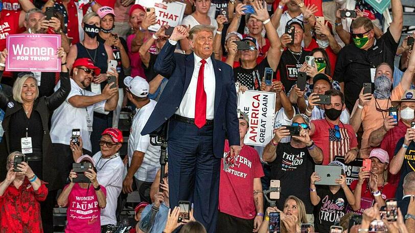 Trumps Wahlkampfauftritt in Florida