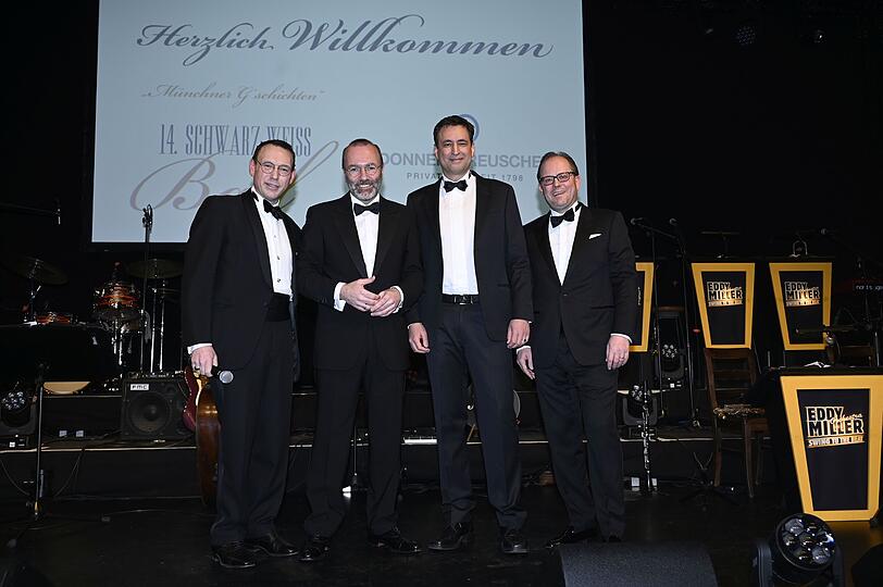 Hans Hammer, Manfred Weber, Georg Eisenreich und Manuel Pretzl