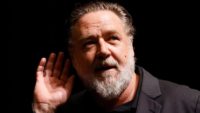 Hoffentlich keine Frage über "Gladiator 2", die Russell Crowe da vernahm.