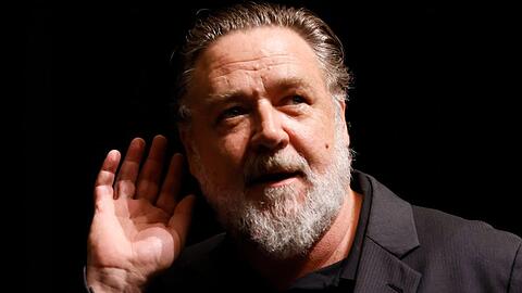 Hoffentlich keine Frage über "Gladiator 2", die Russell Crowe da vernahm.