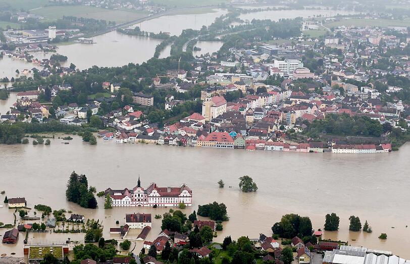 Bilder: Hochwasser aus Schärding, Österreich
