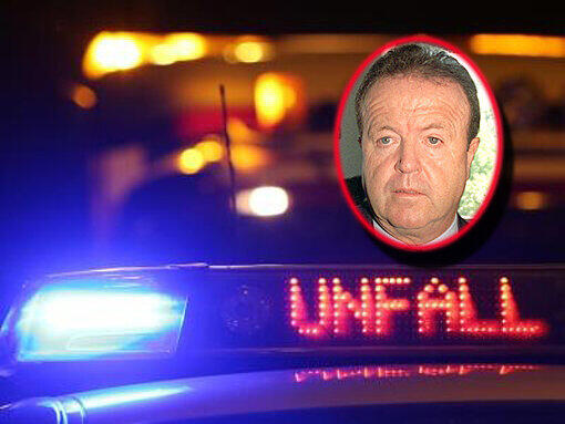 Ex-Minister Gerold Tandler hat sich bei einem Autounfall auf der A 94 leicht verletzt.