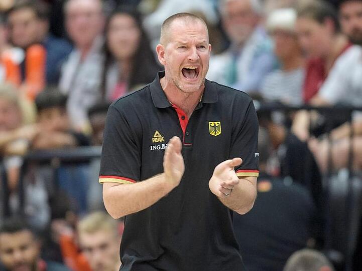Mit Deutschlands Basketballern in China gefordert: Bundestrainer Hendrik Rödl.