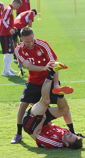 Gierig, willig - und heiß auf Erfolg gehen die Bayern am Montag aus dem Trainingslager in Doha.