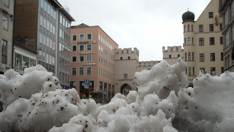 Der Schnee schmilzt Abendzeitung München