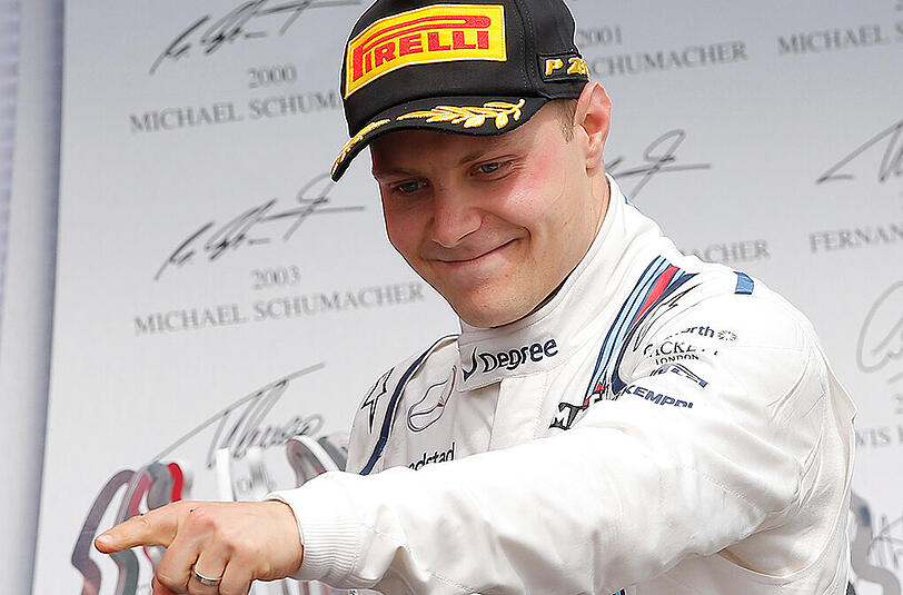 Massas Teamkollege ist der Finne Valteri Bottas.