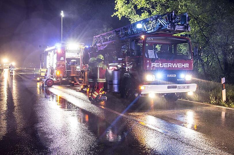 Die Bilder vom Großbrand des Gästehauses im Landkreis Berchtesgadener Land.