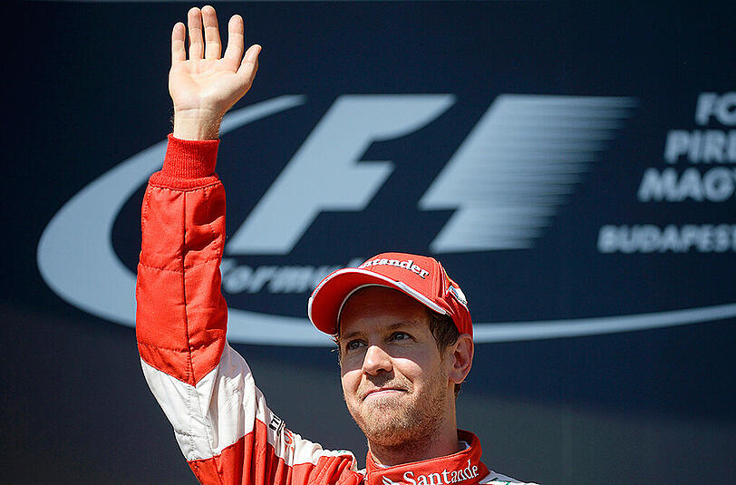 Sebastian Vettel tritt das erste Mal für Ferrari beim Großen Preis von Italien an.