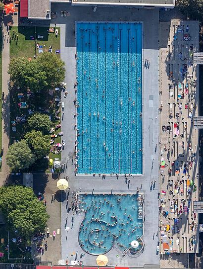 Paradies für Freibad-Freunde – im Sommer und im Winter: das Dantebad.