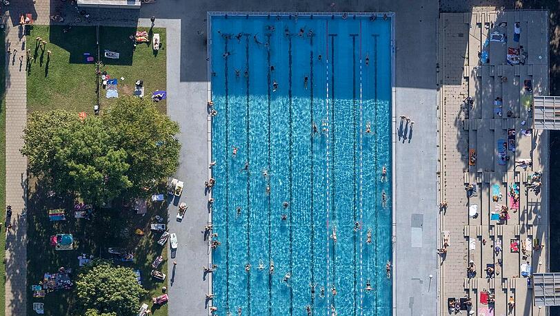 Paradies f&uuml;r Freibad-Freunde &ndash; im Sommer und im Winter: das Dantebad.