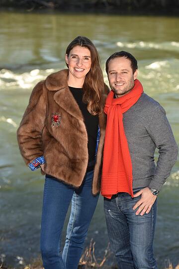 Christine Jäger und Lebensgefährte Greg Pier.