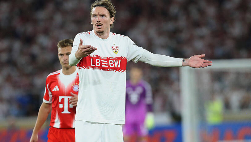 Bayern-Transfer noch nicht abgehakt: Stuttgart-Stürmer Nick Woltemade. Bayern-Transfer noch nicht abgehakt: Stuttgart-Stürmer Nick Woltemade.