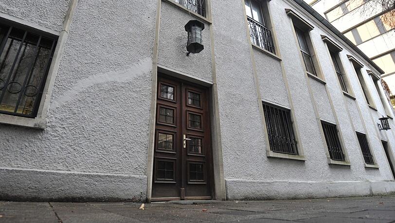 Fassade der Synagoge an der Reichenbachstraße. Fassade der Synagoge an der Reichenbachstraße.