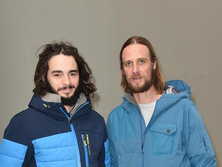 Zwei Jesus-Darsteller: Rochus Rückel (l) und Frederic Mayet.