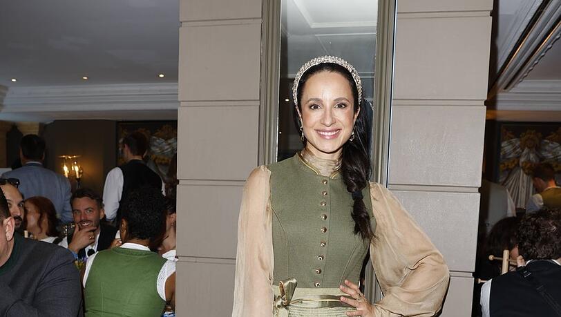Schauspielerin Stephanie Stumph beim Wiesn-Brunch im Bayerischen Hof. Schauspielerin Stephanie Stumph beim Wiesn-Brunch im Bayerischen Hof.