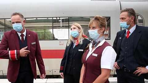 Die Gewerkschaft Deutscher Lokführer verlangt mehr Kompetenzen für die Zugbegleiter, damit die Maskenpflicht in Zügen besser durchgesetzt werden kann.