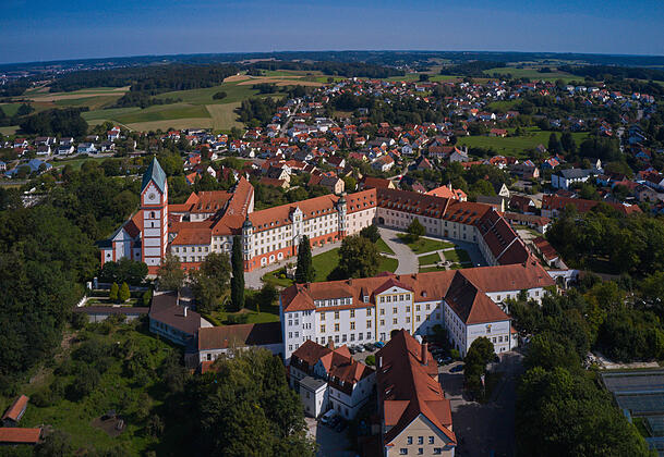 Das Kloster in Scheyern. Das Kloster in Scheyern.