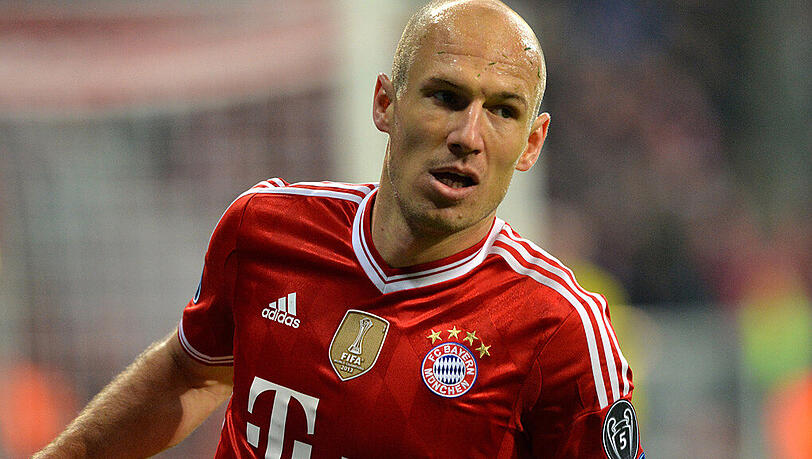 Machte das 3:1 gegen Manchester United: Arjen Robben Machte das 3:1 gegen Manchester United: Arjen Robben