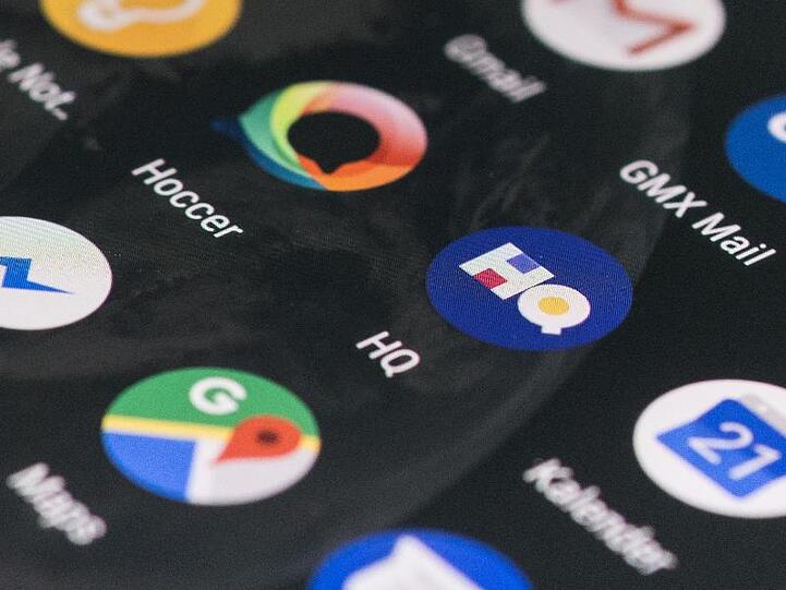 Die Live-Quiz-App HQ Trivia auf einem Smartphone.