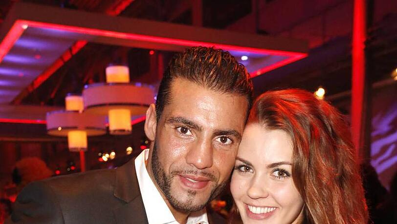 Manuel Charr und Freundin Amira bei der Gala-Party des Deutschen Fernsehpreises 2013 Manuel Charr und Freundin Amira bei der Gala-Party des Deutschen Fernsehpreises 2013