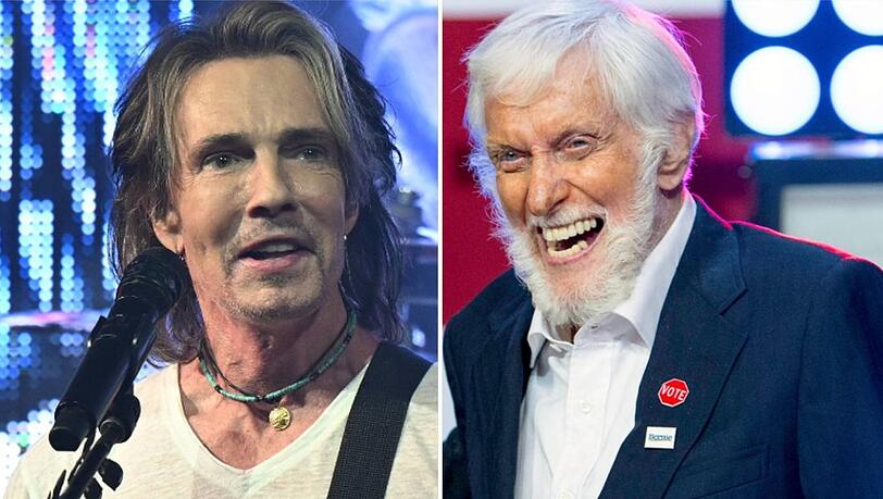 Sänger Rick Springfield (l.) und Schauspieler Dick Van Dyke liefen sich im Fitnessstudio über den Weg.