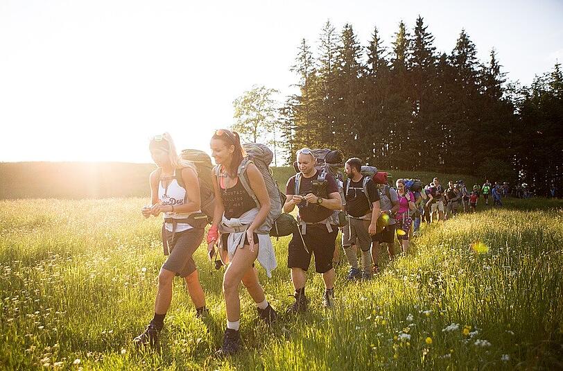 Wandern mit der Community bringt doppelt soviel Spaß.