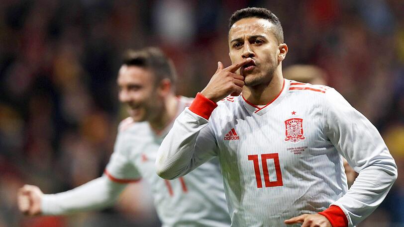 Thiago (Spanien): In den vergangenen zwei Jahren war der Mittelfeldstratege stets Stammspieler bei den Spaniern.
