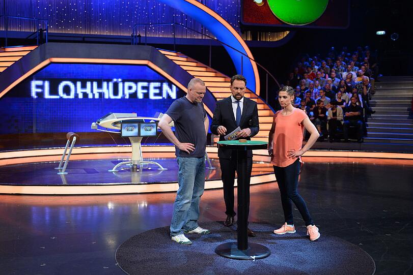 Maria (27) hat es geschafft und als erste Frau bei "Schlag den Raab" gewonnen. Die Bilder von der Show.