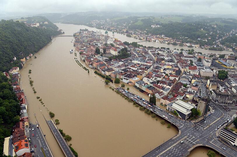Das Jahrhundert-Hochwasser in Passau.