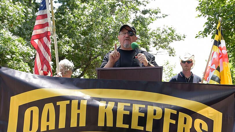 Stewart Rhodes ist der Gründer der "Oath Keepers".