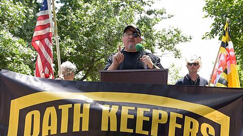 Stewart Rhodes ist der Gründer der "Oath Keepers".