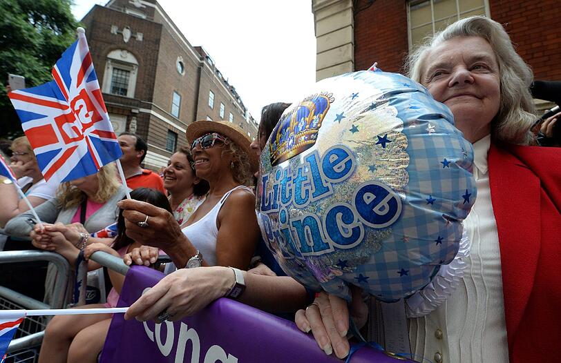 So feiert London den kleinen Prinzen: Aktuelle Bilder zum Durchklicken.