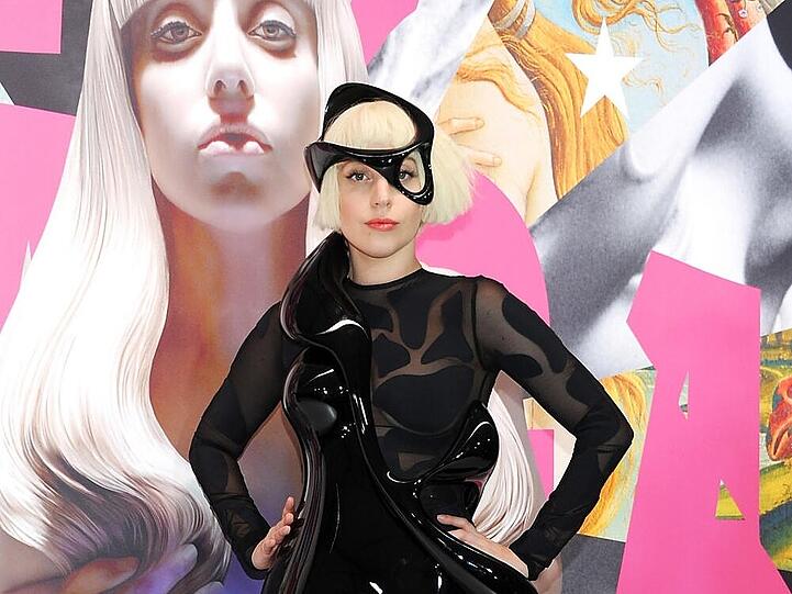 Lady Gaga auf der Releaseparty ihres neuen Albums "Artpop"