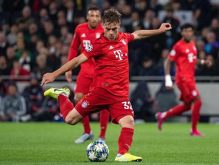 Joshua Kimmich traf sehenswert aus der Ferne zum 1:1.