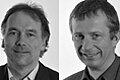 Die AZ-Redakteure Frank Müller (l.) und Matthias Maus über Sinn und Unsinn des neuen elektronischen Personalausweises.