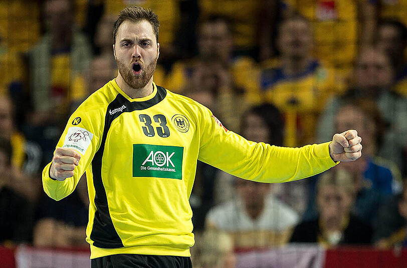 Er hat der deutschen Handball-Nationalmannschaft den Sieg im EM-Drama gegen Schweden gesichert: Torhüter Andreas Wolff.