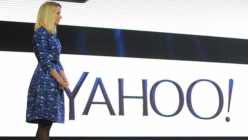 Yahoo-Chefin Marissa Mayer wird nach dem Verkauf an den Telekom-Riesen Verizon weiter in dem Unternehmen bleiben. Foto: Britta Pedersen Yahoo-Chefin Marissa Mayer wird nach dem Verkauf an den Telekom-Riesen Verizon weiter in dem Unternehmen bleiben. Foto: Britta Pedersen