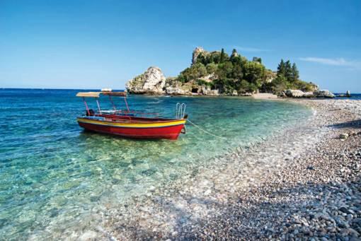 Bucht in Sizilien.