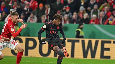 Bayern Münchens Kingsley Coman ist derzeit in hervorragender Form.