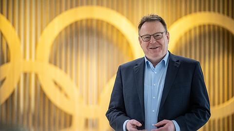 Torsten Burmester, Vorstandschef des Deutschen Olympischen Sportbunds. Der Spitzenfunktionär erwartet im Zuge der Debatte um Russland einen politischen Klimawandel.